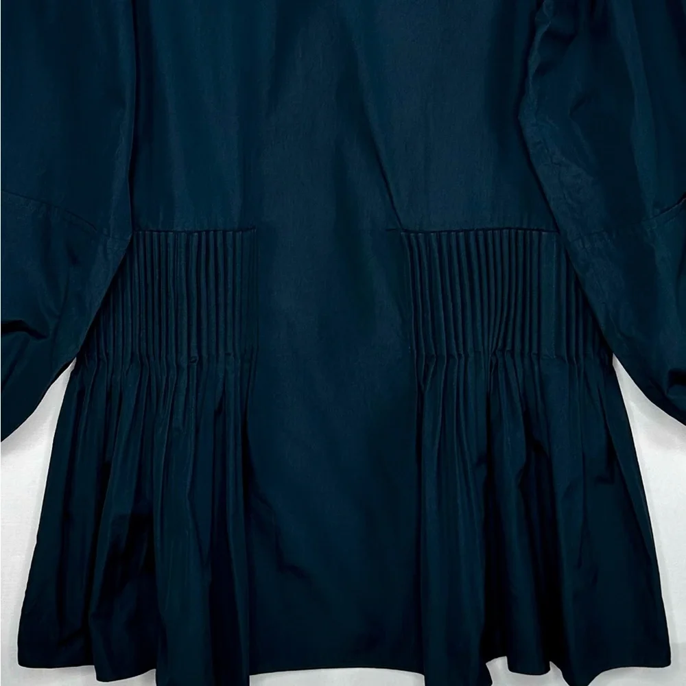 Kenzo Tunic Dress‎ Balloon Sleeves Button Cuffs Pin Tuck on Shoulders Goth Sz 35